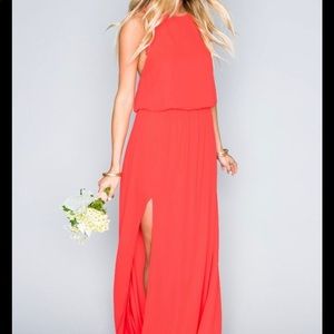 Mumu Heather halter dress size small